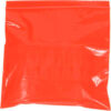 Global Industrial Reclosable Poly Bags 3""W x 3""L 2 Mil Red 1000/Pack