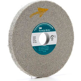 3M™ Scotch-Brite™ EXL Deburring Wheel 6"" x 1/2"" x 1"" Aluminum Oxide 8A MED