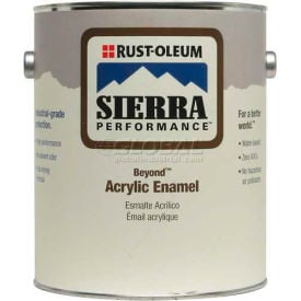 Rust-Oleum Sierra Performance Beyond 0 VOC Acrylic Enamel Gloss Black Gallon Can - 208058