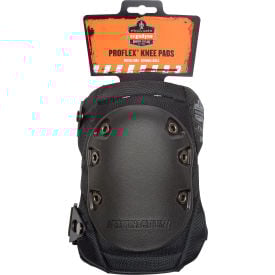 Ergodyne® ProFlex® 335 Slip-Resistant Rubber Cap Knee Pad Black Cap One Size