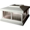 Mayne Solar Cap LZM-625-W - White for Mailbox Post