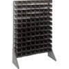 Quantum QRU-12S-220-96 Single Sided 12 Rail Unit With 96 QUS220 Ultra Stack & Hang Bins Black