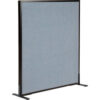 Interion® Freestanding Office Partition Panel 36-1/4""W x 42""H Blue