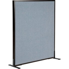 Interion® Freestanding Office Partition Panel 36-1/4""W x 42""H Blue