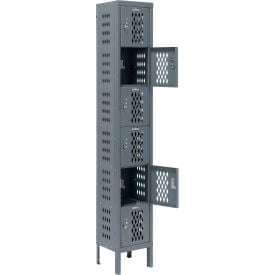 Global Industrial™ Capital® 6-Tier 6 Door Ventilated Box Locker 12""Wx18""Dx78""H Assembled