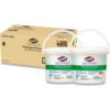 Clorox® Healthcare® Cleaner Disinfectant Wipes Unscented 185 Wipes/Pack 2 Pack/Carton
