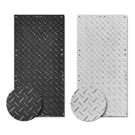 Checkers® AlturnaMATS® HDPE Ground Protection Mat 4' x 8' Black AM48