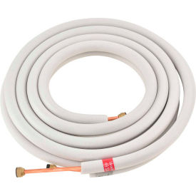 Global Industrial™ Installation Line Set Kit For Ductless Split Systems 1/4"" x 1/2"" x 25'