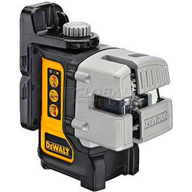 DeWALT® Self Leveling 3 Beam Line Laser DW089K 50' Range 1/8"" Accuracy
