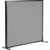 Interion® Freestanding Office Partition Panel 48-1/4""W x 42""H Gray