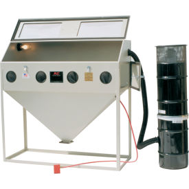ALC 40413L Top & Side Open Blast Cabinet W/ Dust Collector Steel