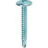 Lath Screw - #8 x 1"" Modified Thin Truss Head Drill Point (TEK) - Steel - Zinc - Box of 100