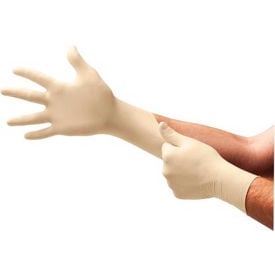 TouchNTuff® 69-210 Industrial Grade Latex Gloves Powdered Natural XL 100 Gloves/Box