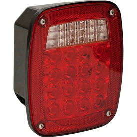 Buyers 5.75"" Red Box Style Stop/Turn/Tail Light With 38 LED - 5626738