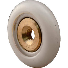 Prime-Line M 6206 Tub Enclosure Rollers 3/4-Inch Round Narrow Tire(Pack of 2)