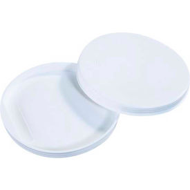 Plastic End Caps 5"" Dia. White 100/Pack
