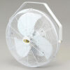 J&D 18"" Fan With Wall Ceiling Bracket 1/5 HP 1550 CFM White
