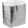 Global Industrial Cool Shield Insulated Box Liners 11""L x 8""W x 6""D Silver 25/Pack