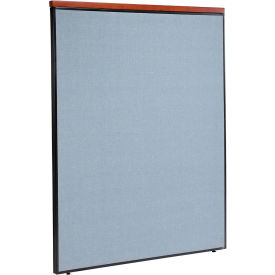 Interion® Deluxe Office Partition Panel 60-1/4""W x 97-1/2""H Blue