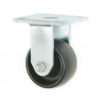 Faultless Rigid Plate Caster 3461-8 8"" Polyolefin Wheel