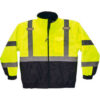Ergodyne®GloWear® 8377 Type R Class 3 Quilted Bomber Jacket Lime L 25624