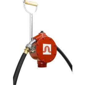 Fill-Rite FR152 Hand Piston Pump w/ 20"" Steel Telescoping Suction Pipe 20 Gallons per 100 strokes