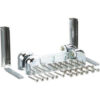 Allpoints 8001076 Chrome Pair Offset Hinge For Alto Shaam