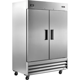 Nexel® Reach In Freezer 2 Solid Doors 47 Cu. Ft. Stainless Steel
