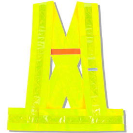 Ergodyne® 27014 GloWear® 8140BA Type O Class 1 Breakaway Sash Lime M/L