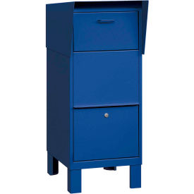Courier And Collection Box 4975BLU - Blue Private Access