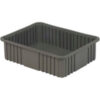 LEWISBins Divider Box NDC3060 22-3/8"" x 17-3/8"" x 6"" Gray