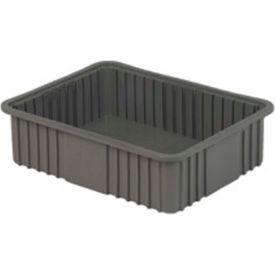 LEWISBins Divider Box NDC3060 22-3/8"" x 17-3/8"" x 6"" Gray