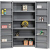 Global Industrial™ Storage Cabinet With Interior Shelving Gray 38""W x 24""D x 72""H