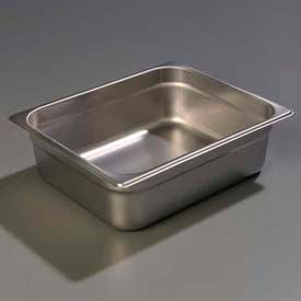 Carlisle 607124 - Durapan™ Light Gauge One-Half Size Pan 10-3/8"" x 12-3/4"" x 4"" Deep