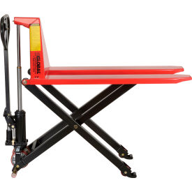 Global Industrial™ Manual High-Lift Skid Jack Truck 2200 lb. Capacity 20-1/2""W x 45""L Forks