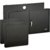Global Industrial™ Steel Back/Sides And Double Door Kit - Black