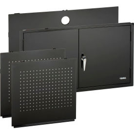 Global Industrial™ Steel Back/Sides And Double Door Kit - Black
