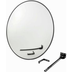 Round Acrylic Convex Mirror Outdoor 36"" Dia. 160° Viewing Angle