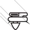 Allpoints 1481096 Gasket Door 26"" X 62-1/2"" For True Manufacturing