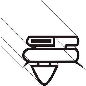 Allpoints 1481096 Gasket Door 26"" X 62-1/2"" For True Manufacturing