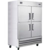 Nexel® Reach In Split Door Freezer 4 Solid Doors 47 Cu. Ft.