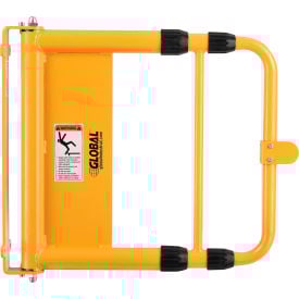 Global Industrial™ Universal Spring-Loaded Safety Swing Gate 24 - 40 W Opening Yellow