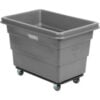 Global Industrial™ Plastic Bulk Box Truck 6 Bushel Steel Chassis Base Gray