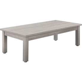 Interion® Wood Coffee Table - 48"" x 24"" - Gray
