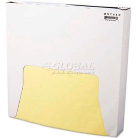 Bagcraft Papercon® Grease-Resistant Wrap/Liner 12 x 12 Yellow