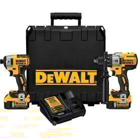 DeWALT DCK299P2 20V MAX XR Li-Ion Cordless Brushless Hammerdrill/Impact Combo Kit 5.0Ah w/ Charger