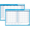 AT-A-GLANCE® 30/60-Day Undated Horizontal Erasable Wall Planner 36 x 24 White/Blue