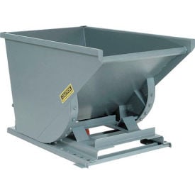 Global Industrial™ Heavy Duty Self Dumping Forklift Hopper 1/2 Cu. Yd. 6000 Lbs Gray