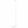 Adjustable Notched Costumer - Matte White