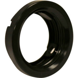 Buyers 2.5"" Round Black Grommet Flush Mount Fully Open Back - 5622506